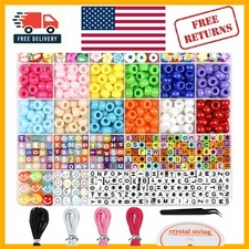 Creative Bead Jewelry Making Kit for Girls  800 Colorful Beads  Accessories