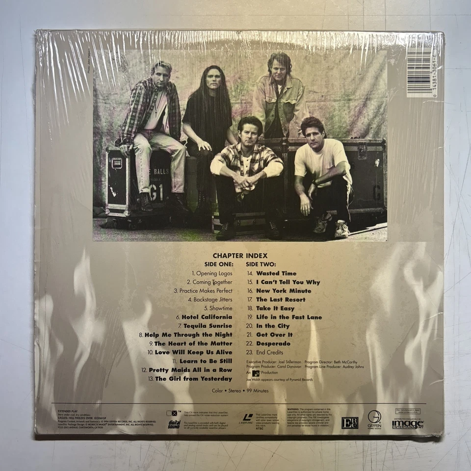 Eagles - Hell Freezes Over LaserDisc NTSC Stereo - Image 2 of 4