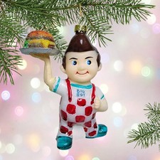 BIG BOY ORNAMENT 5" Bobs Iconic Fast Food Burger Restaurant Mascot Christmas