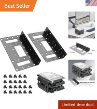 Alloy Steel SSD/HDD Mounting Bracket - Supports 4 Drives - Easy Install