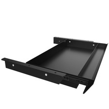 Large Under Desk Mounted Sliding Drawer with Pencil Tray and 60 Degree Tilt P...