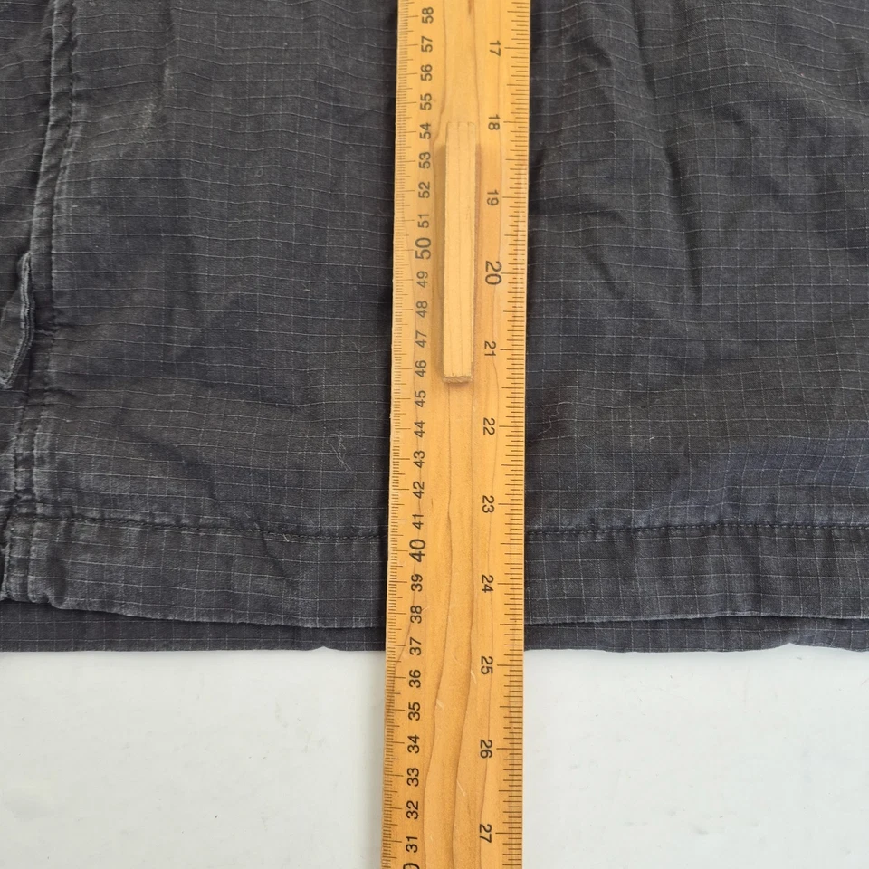 CARHARTT Patta Chaqueta Mediana Negra Hombres Bolsillos 100% Algodón... - Imagen 2 de 4