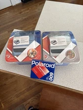 Two Vintage Polaroid Cameras With Film 