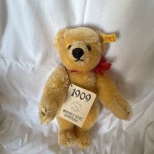 Steiff Teddy Bear Plush 1909 Margarete Steiff Ear Button Tag Hang Tag