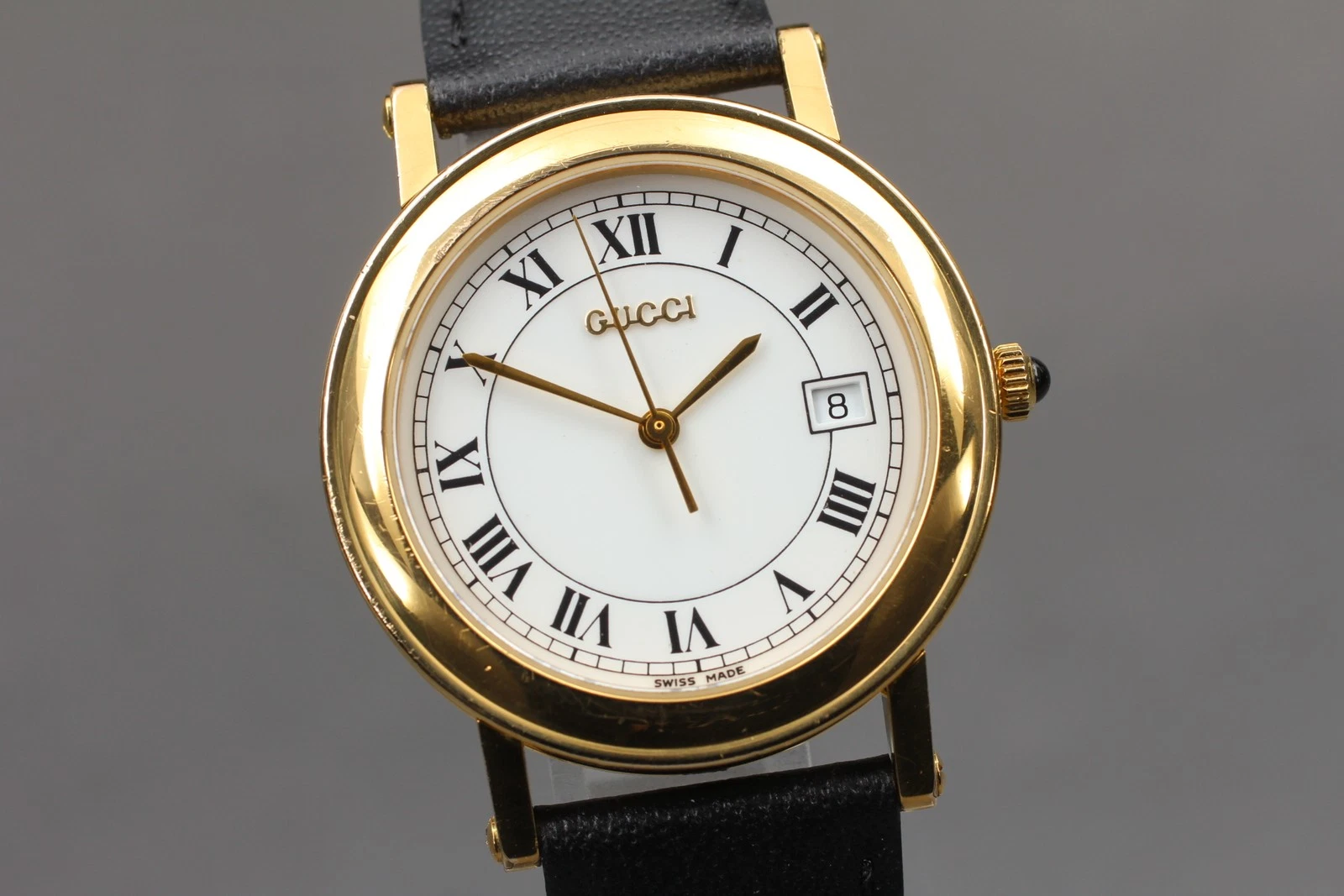 [Quasi Come Nuovo] Orologio Uomo Vintage GUCCI 7200M Bianco Romano GP Quarzo 34mm dal GIAPPONE