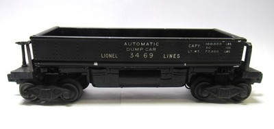 LIONEL TRAINS No. 3469X Automatic Dump Car