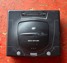 SEGA Saturn Console MK-80200A PAL Black CD-ROM Home Video Game System