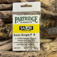 Partridge SALAR Salmon Single for Hairwing Salmon Flies