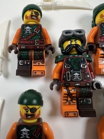 Lego Ninjago Skybound Pirate Minifigures Lot of 5 w/ Weapons Authentic Lego