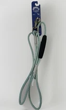 YOULY Reflective Teal Small Dog Leash 5ft Rope Comfort Handle 1/4 “ Diameter