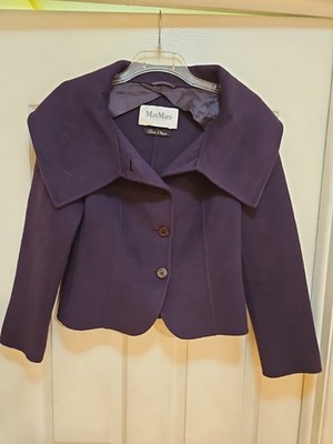 Women's Max Mara purple short jacket, size 6