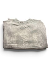 Oversized Grey NYC Floral Graphic Crewneck Sweatshirt Size (XL)