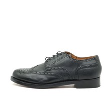 Royal Class Selection Herren Brogue Klassik Schnürschuhe Schwarz Leder EU 46