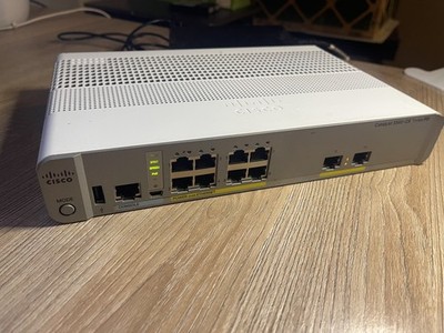 Cisco Catalyst 3560-CX PoE+ PD Managed Switch | WS-C3560CX-8PT-S with rack mount