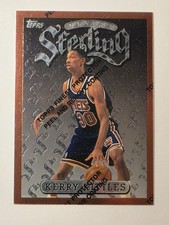 KERRY KITTLES RC W/PEEL 1996-97 TOPPS FINEST STERLING ROOKIE #210  NETS HOF 💰 