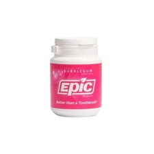 Xylitol Sweetened Gum Bubblegum 50 Count By Epic Dental