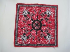Disney Cotton Pirate Bandana 21" EUC AU