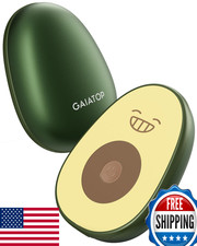 Gaiatop 2-Pack Rechargeable Hand Warmer Avocado Magnetic 3-Setting Fast Heating