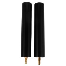 2 Pcs Cue Stick Extender Telescopic Pool Billiard Extension Accessories