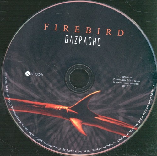 Gazpacho Firebird CD Europe Kscope in digipak KSCOPE420 - Bild 3 von 3