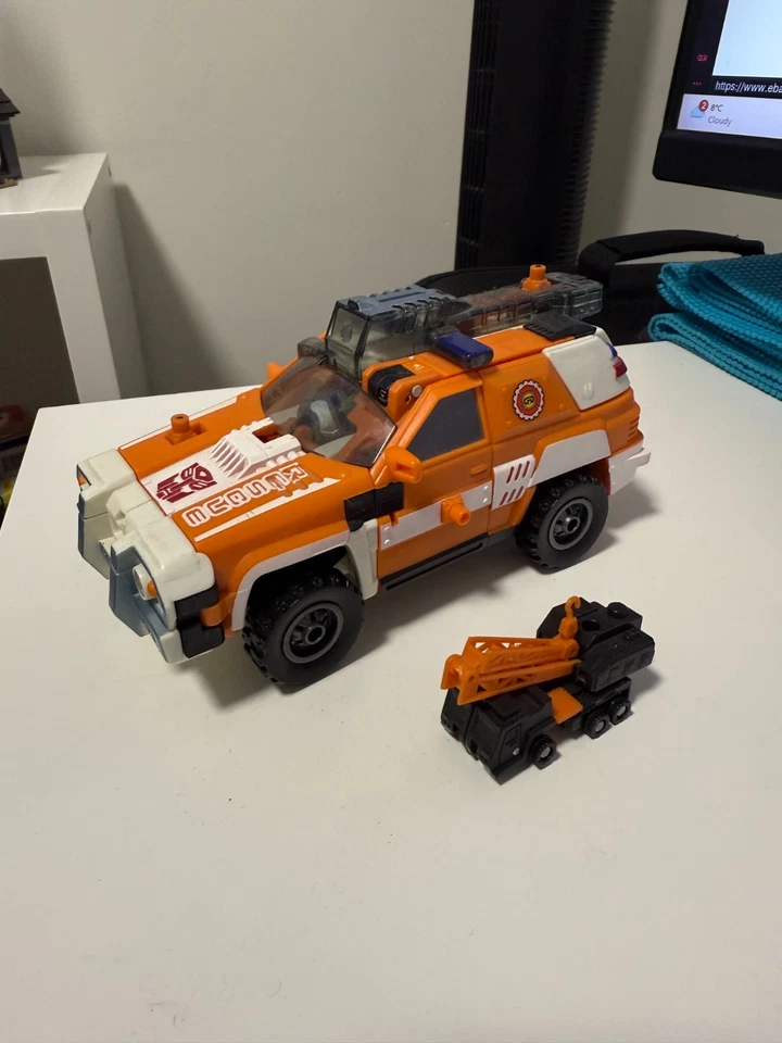 Transformers Armada Red Alert with Longarm - Image 2 of 2