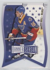 1997-98 Leaf Banner Season 1494/3500 Brett Hull #11 HOF ha8