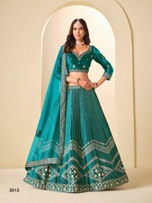 Latest Wedding Wear Ice Velvet Lehenga Choli With Dupatta For Women