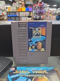 Star Trek 25th Anniversary Nes Game With Manual