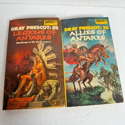 Dray Prescot 25 26 Legions Allies of Antares 1981 1st Print DAW Sci-Fi Books