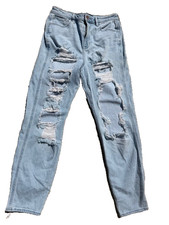 Used Hollister light-wash ultra high-rise mom jeans in size W27 L27 Women Denim