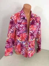 Coldwater Creek Floral Jacket Womens Large