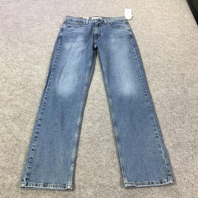Levis 512 Slim Taper Fit Jeans Mens 32 Light Wash Blue Stretch Flex Denim