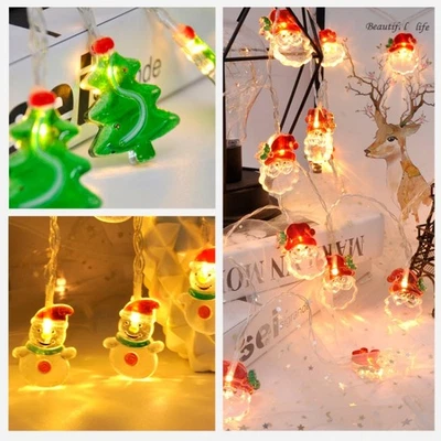 CHRISTMAS WORKSHOP Battery Operated LED Xmas Fairy Lights Indoor Outdoor Christmas String Lights UK