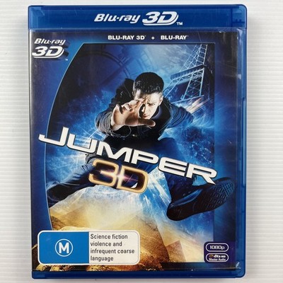 Jumper 3D Blu-ray + Standard 2D Blu-ray Hayden Christensen Sci-Fi Region B
