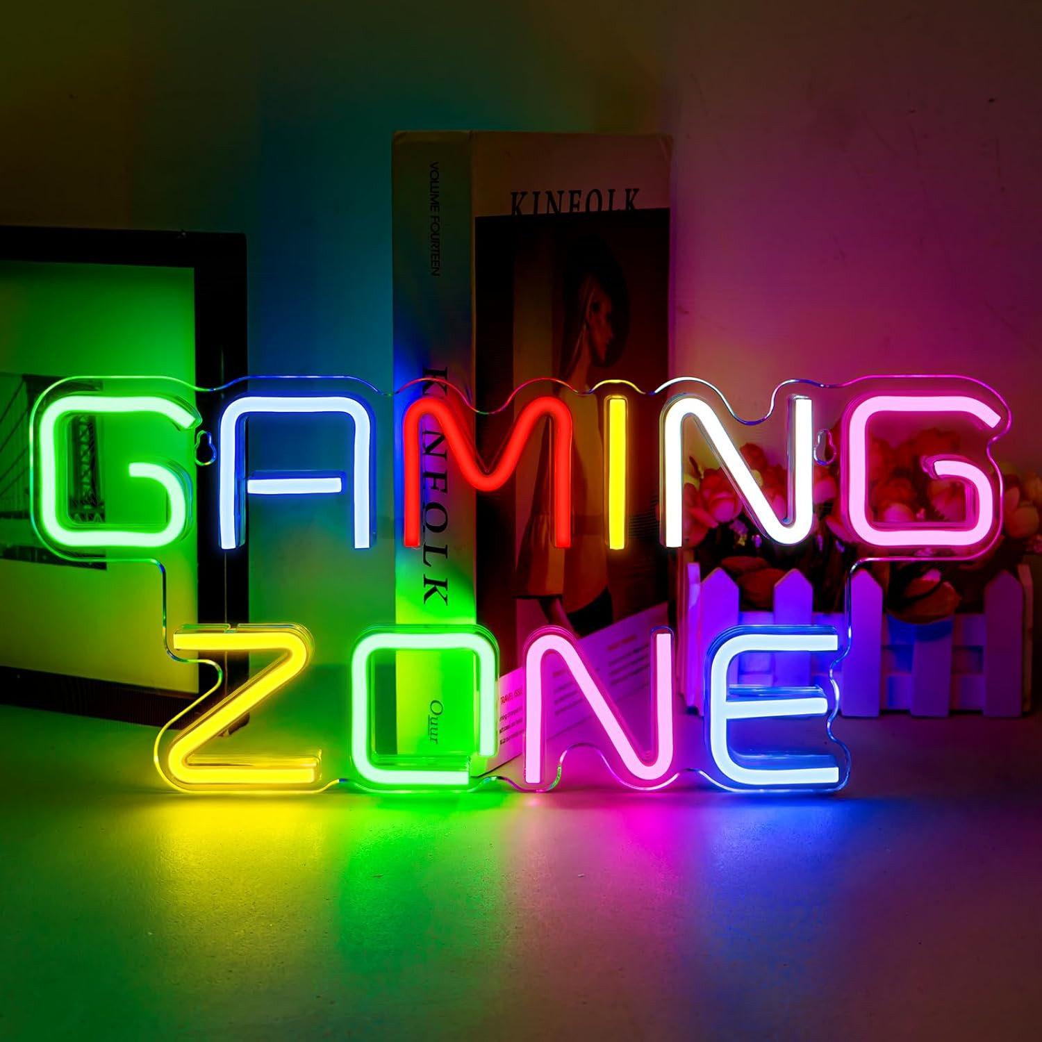 Decorazione Gaming Zone Neon LED | Illuminazione d'Atmosfera Parete