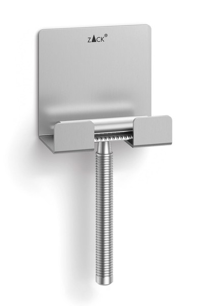 Zack Rasiererhalter Halter Potes Edelstahl Matt GebüRstet 40603-image