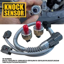 For LEXUS ES300 1994-2003 GS300 1993-2005 GS400 1998-00 Knock 2x Sensor&Harness