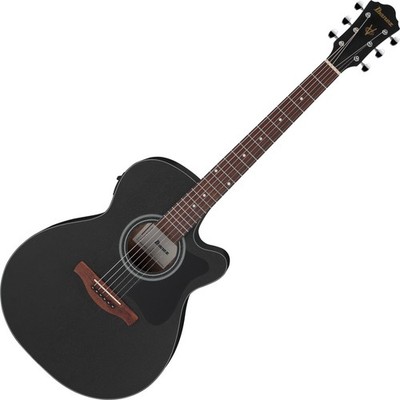 B-WARE Ibanez VC44CE-WK Akustik Gitarre Weathered Black Open Pore Tonabnehmer
