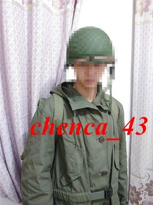 Replica WWII US Army M47 Parka Overcoat Cotton Canvas Windbreaker