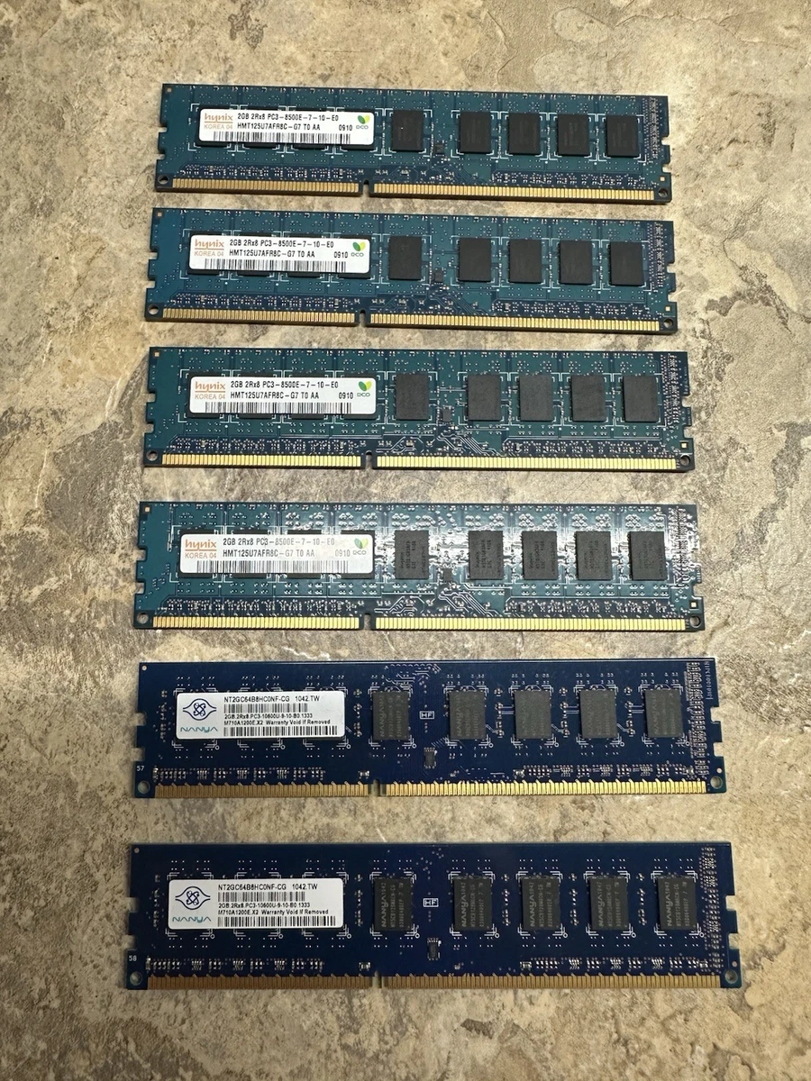 Barrette Mémoire Hynix 2 Go (1x2 Go) DDR2 SODIMM PC2-5300 667 MHz CL5 Pour Notebook - Occasion