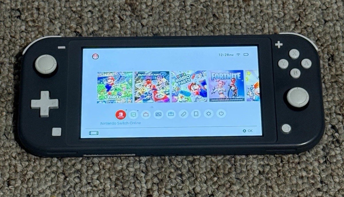 Nintendo Switch Lite 32GB Handheld Video Game Console in Gray HDH-001