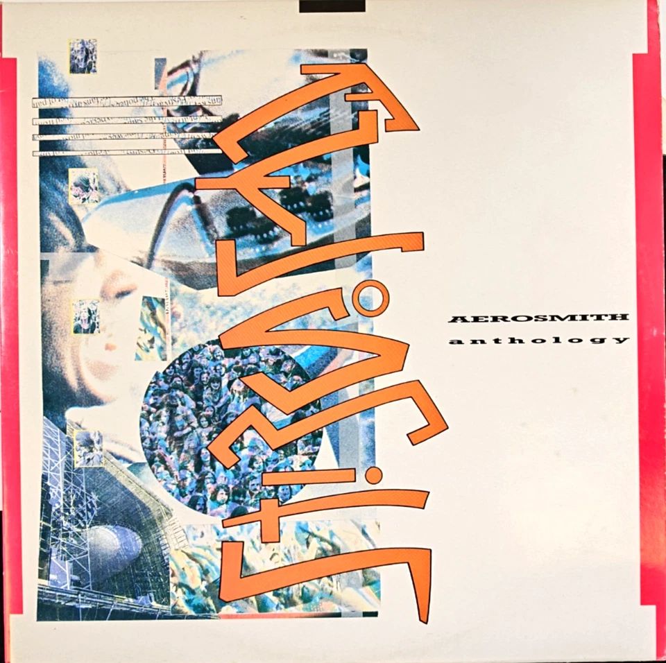 Aerosmith Anthology LP Album vinyl record 2 x compilation 1998 on Raw Power - Image 3 of 4