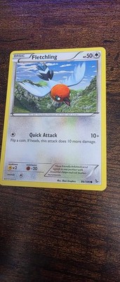 Fletchling 86/106 Common Flashfire Pokemon Lightly Played