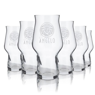 6x Poretti Angelo Glas Bierglas Gläser 0,25l Bier''Craft Master One weiß''