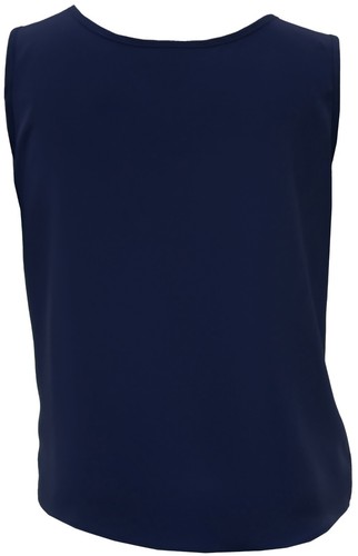 Camicia elegante spessa con spalline non elasticizzata e dettaglio rilegatura donna plus - Foto 20 di 20