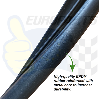 1996-2002 BMW Z3 Door Seal Edge Protector Felt-Lined Weatherstrip