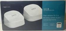 eero - 6 AX1800 Dual-Band Mesh Wi-Fi 6 System (2-pack) - White