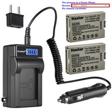 Kastar BP-110 Fully Decoded Battery LCD AC Charger for Canon VIXIA HF R21 HFR21