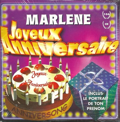 Joyeux Anniversaire Marlene 10 Titres Ebay