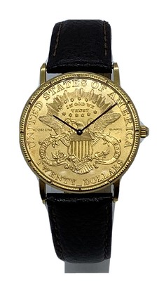 corum $20 gold coin watch quartz corum $20 gold coin watch quartz